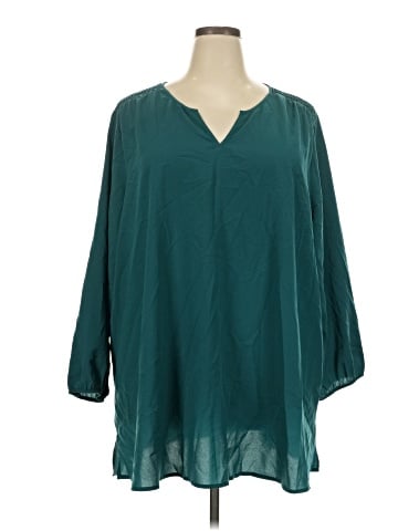 Lane Bryant Outlet 3/4 Sleeve Blouse (view 1)