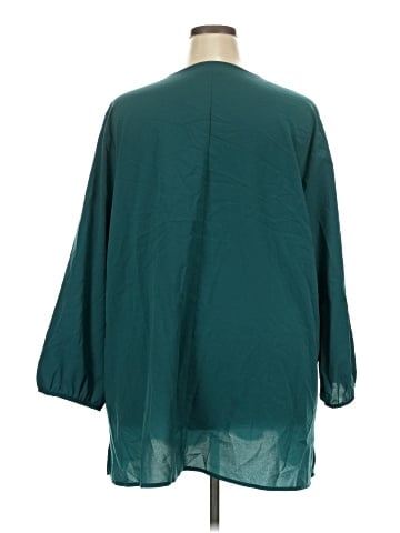 Lane Bryant Outlet 3/4 Sleeve Blouse (view 2)