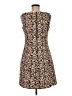 D.B.Y. Ltd Animal Print Brown Casual Dress Size 6 - photo 2