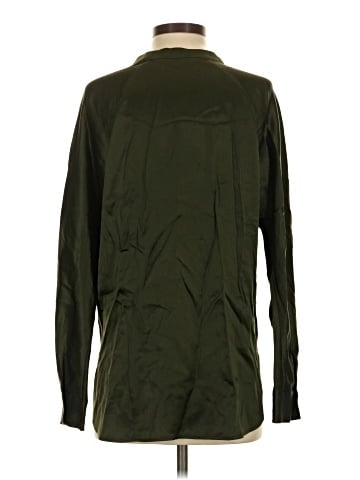 Vince. Long Sleeve Silk Top (view 2)