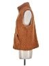 J.Crew 100% Polyester Brown Faux Fur Vest Size M - photo 5