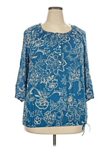 Lucky Brand 3/4 Sleeve Blouse (view 1)