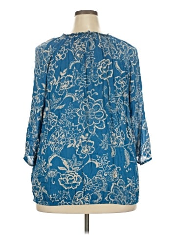 Lucky Brand 3/4 Sleeve Blouse (view 2)