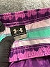 Under Armour 100% Polyester Tie-dye Purple Athletic Shorts Size 6X - photo 3