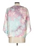Adrienne 100% Polyester Tie-dye Pink Long Sleeve Blouse Size L - photo 2