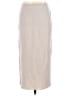 Zara 100% Polyester Solid Gray Ivory Casual Skirt Size S - photo 1