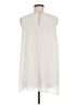 Susan Graver Ivory Sleeveless Blouse Size M - photo 2