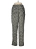 Joe Fresh 100% Polyester Print Gold Casual Pants Size M - photo 2