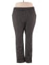 Lane Bryant Houndstooth Brown Casual Pants Size 24 - photo 1