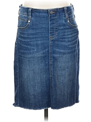 Liverpool Los Angeles Denim Skirt (view 1)