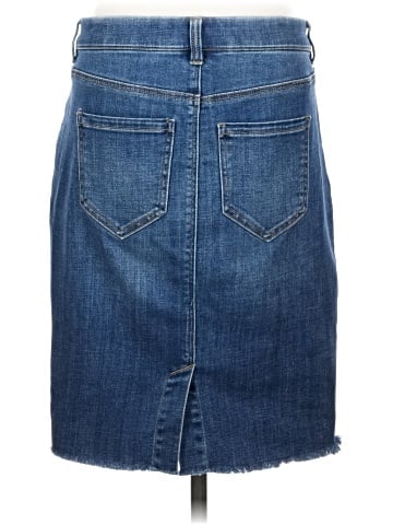 Liverpool Los Angeles Denim Skirt (view 2)