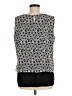Milano 100% Polyester Black Sleeveless Blouse Size L - photo 2