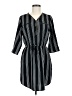 rue21 100% Polyester Stripes Black Casual Dress Size M - photo 1