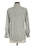 Alexander Jordan 100% Rayon Stripes Green Long Sleeve Button-Down Shirt Size M - photo 2