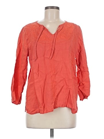 Tru Luxe Jeans 3/4 Sleeve Blouse (view 1)