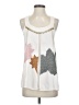 Floreat 100% Rayon White Sleeveless Blouse Size 8 - photo 1
