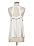 Floreat 100% Rayon White Sleeveless Blouse Size 8 - photo 2
