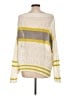 Free People Color Block Yellow Pullover Sweater Size L - photo 2
