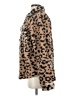 Volcom 100% Polyester Animal Print Brown Faux Fur Jacket Size XS - photo 5