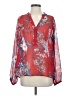 Kut from the Kloth 100% Polyester Red 3/4 Sleeve Blouse Size M - photo 1