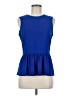 Zara Blue Sleeveless Blouse Size M - photo 1