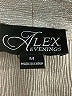 Alex Evenings 100% Polyester Metallic Silver Blazer Size M - photo 6