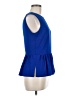 Zara Blue Sleeveless Blouse Size M - photo 4