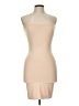 Assets Solid Tan Cocktail Dress Size L - photo 1