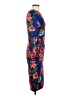 Wilster Print Blue Cocktail Dress Size M - photo 4