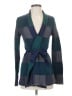 ModCloth 100% Cotton Plaid Teal Cardigan Size XS - photo 1
