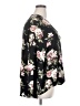 rue21 100% Polyester Floral Black Long Sleeve Blouse Size 2X - photo 4