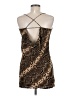 Olivaceous 100% Rayon Animal Print Brown Cocktail Dress Size M - photo 2