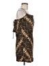 Olivaceous 100% Rayon Animal Print Brown Cocktail Dress Size M - photo 4