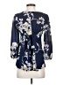 Maple 100% Polyester Blue 3/4 Sleeve Blouse Size XS - photo 2
