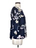 Maple 100% Polyester Blue 3/4 Sleeve Blouse Size XS - photo 4