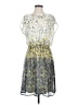 Cato Print Yellow Cocktail Dress Size M - photo 1