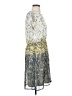 Cato Print Yellow Cocktail Dress Size M - photo 4