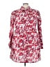 chic soul (chicsoul.com) 100% Polyester Red Long Sleeve Blouse Size 3X - photo 1