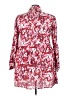 chic soul (chicsoul.com) 100% Polyester Red Long Sleeve Blouse Size 3X - photo 2