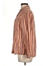 Eddie Bauer 100% Cotton Stripes Orange Long Sleeve Button-Down Shirt Size M (petite) - photo 5