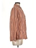 Eddie Bauer 100% Cotton Stripes Orange Long Sleeve Button-Down Shirt Size M (petite) - photo 4