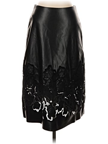 Jade Faux Leather Skirt (view 1)
