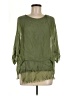 Lola Green 3/4 Sleeve Blouse Size M - photo 1