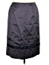 Rene Lezard 100% Polyester Solid Gray Casual Skirt Size EU (FR) 38 / US 6 - photo 1