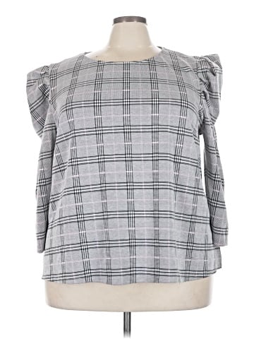 Cato 3/4 Sleeve Blouse (view 1)