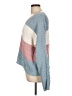 Ultra Flirt Color Block Blue Pullover Sweater Size L - photo 5
