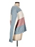 Ultra Flirt Color Block Blue Pullover Sweater Size L - photo 4