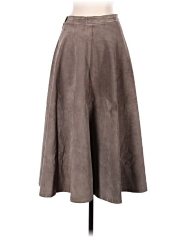 Agnes B. Faux Leather Skirt (view 2)