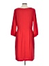 Talbots 100% Polyester Solid Red Cocktail Dress Size 10 - photo 2