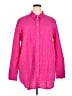 Gap 100% Cotton Polka Dots Pink Long Sleeve Button-Down Shirt Size XXL (tall) - photo 1